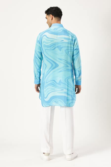 Paresh Lamba Signatures Abstract Print Kurta 
