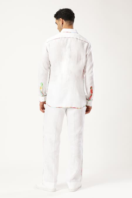 Paresh Lamba Signatures Placed Patchwork Shirt 