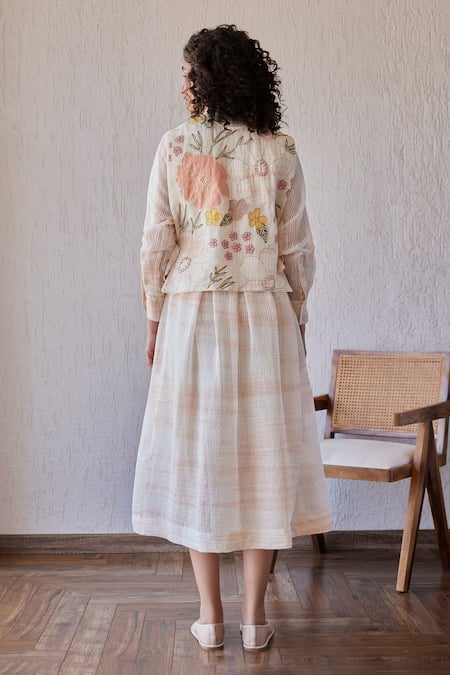 Khamaj India Dylan Collared Midi Dress 