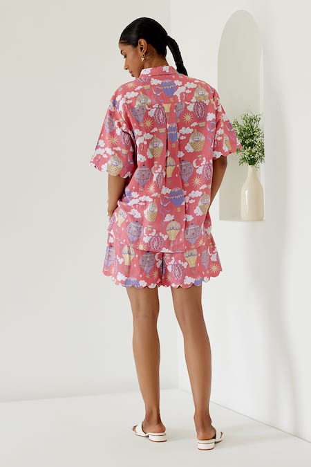 Sage Saga Sophia Linen Balloon Shirt With Cargo Pant 