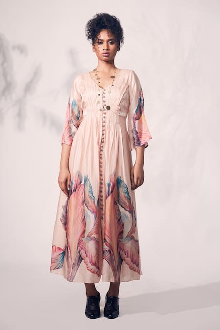 Whimsical By Shica Gathered Yoke Dress 