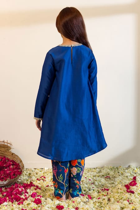 Mini Trails Gota Detailed Kurta With Salwar 