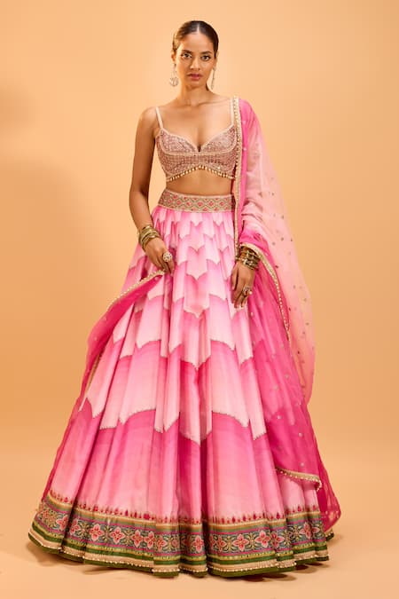 Cedar & Pine Embellished Lehenga Set 