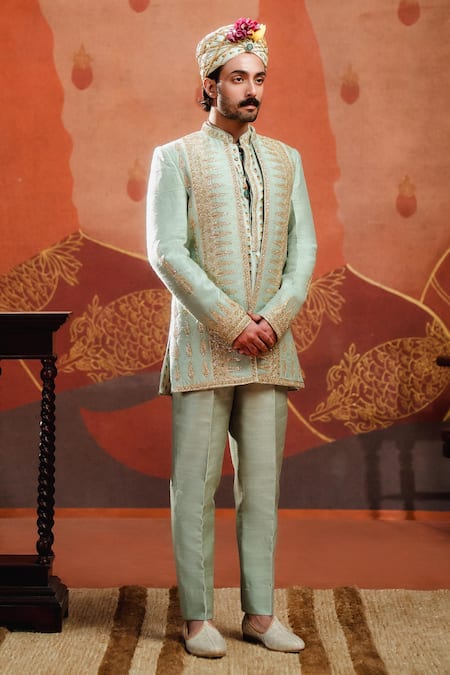 Masaba The Kashni Raja Koti Jacket & Pant Set 