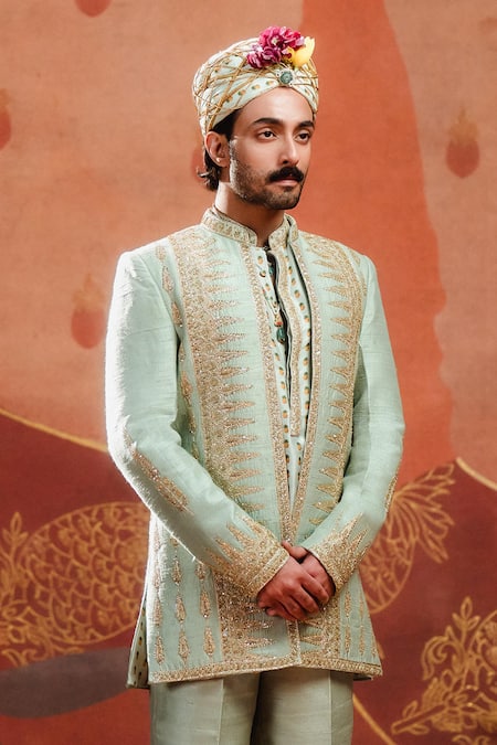 Masaba The Kashni Raja Koti Jacket & Pant Set 