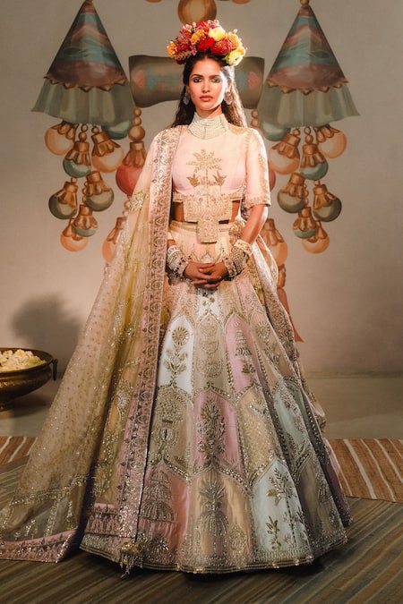 Masaba Rabri Embellished Bridal Lehenga Set 