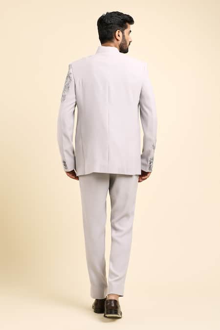 Arihant Rai Sinha Hand Embroidered Bandhgala With Trouser 