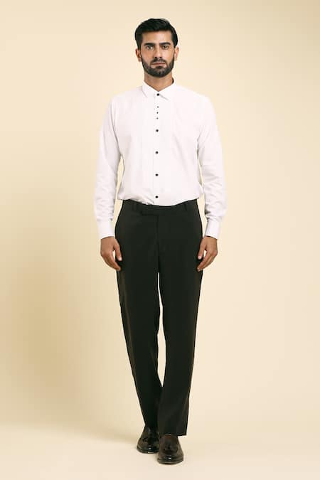 Buy Arihant Rai Sinha Black , Polyester, Satin, Silk Beads, Cut Work, Floral Tuxedo Set Buy_Arihant Rai Sinha_Black , Polyester, Satin, Silk Beads, Cut Work, Floral Tuxedo Set