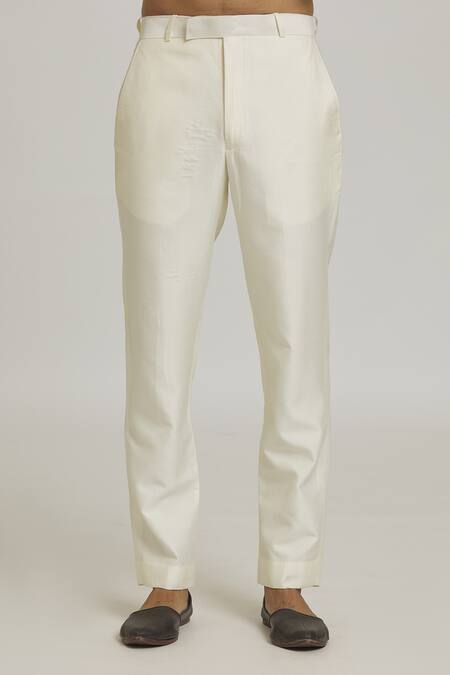 Nero By Shaifali And Satya_Multi Color Art Silk Printed Leaf Asymmetric-cut Kurta Set_at_Aza_Fashions