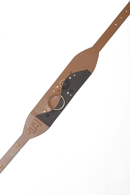 Immri Halo Loop Stud Embellished Belt 