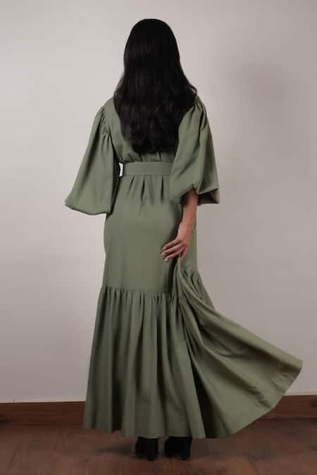 MATI Pocket Detailed Cotton Midi Dress 