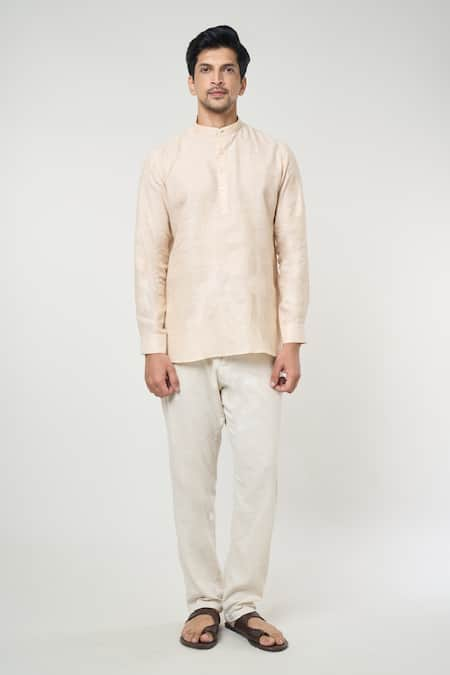 Arihant Rai Sinha Solid Short Kurta 