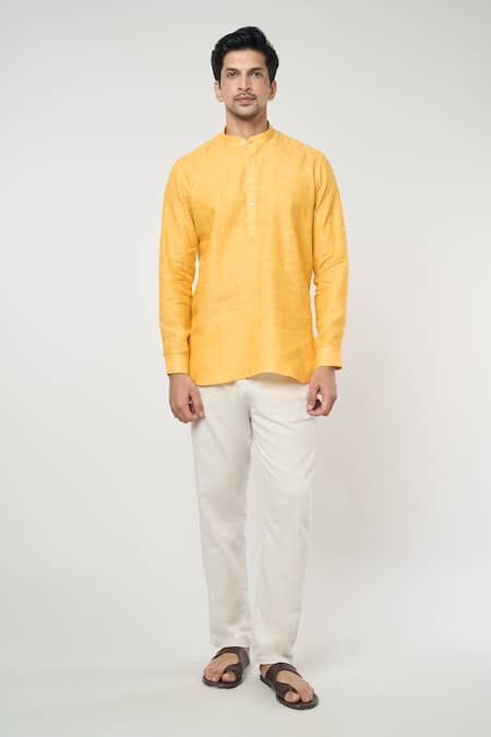 Arihant Rai Sinha Plain Short Kurta 