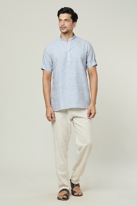 Arihant Rai Sinha Solid Short Kurta 