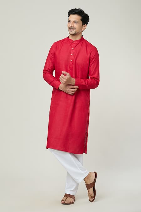 Arihant Rai Sinha Mandarin Collar Straight Kurta 