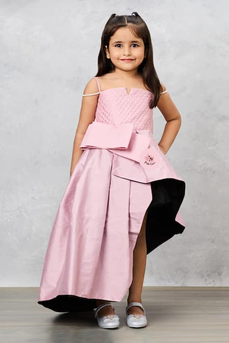 Pinkcow designs pvt ltd Quilted Bow Gown 