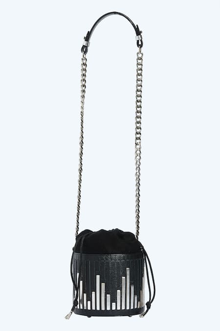 Kaeros Linear Panel Bucket Bag 