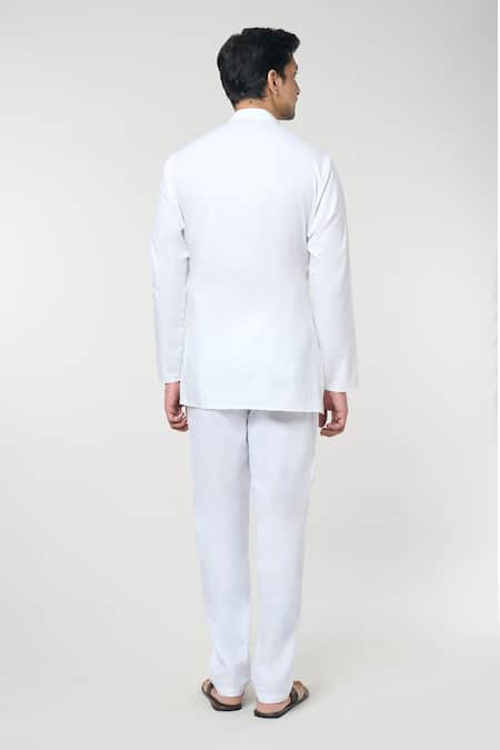 Rng Safawala Stripe Print Kurta Set 