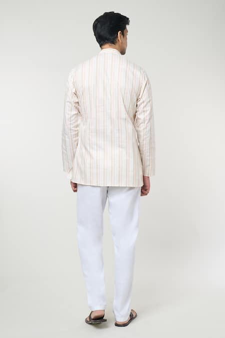 Rng Safawala Linear Print Kurta Set 