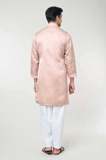 Shop Rng Safawala Pink , Satin Sequins, Embroidery Floral Kurta Set at Aza Fashions Shop_Rng Safawala_Pink , Satin Sequins, Embroidery Floral Kurta Set _at_Aza_Fashions