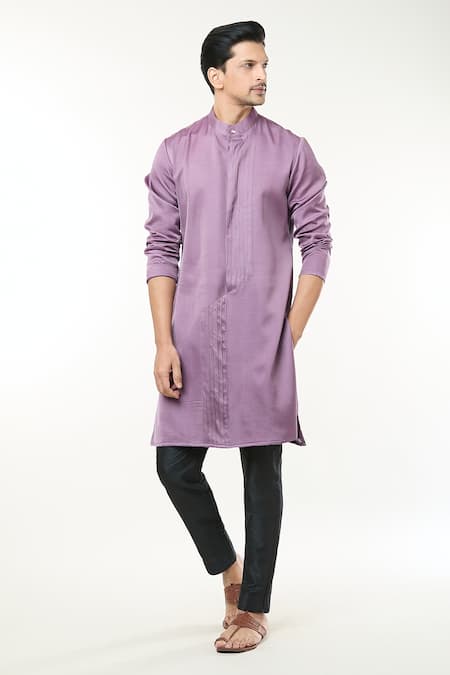 RNG Safawala Pintuck Straight Kurta Set 