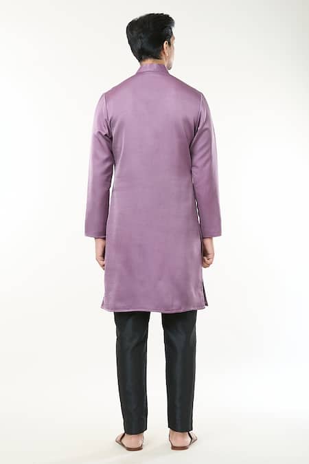 Rng Safawala Pintuck Straight Kurta Set 