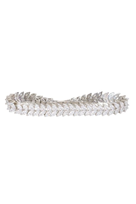 Zevar by Geeta Diamond Embellished Bracelet 