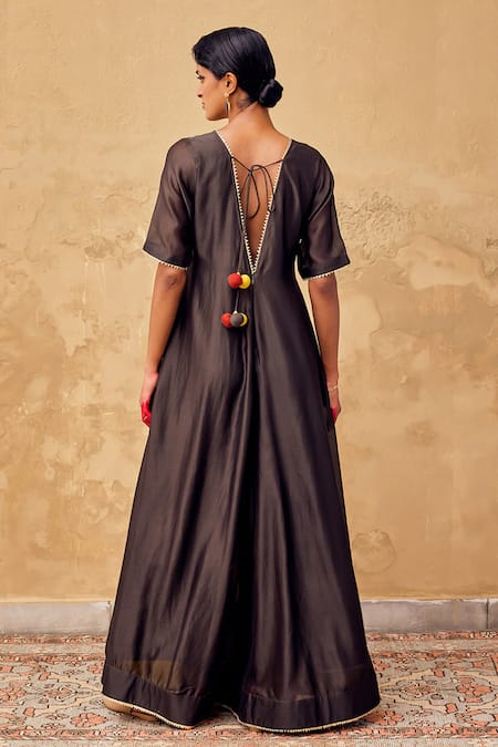 Kharakapas Gota Embellished Box Fit Jumpsuit 