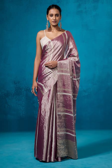 Dressfolk Gauhar Handwoven Saree With Unstitched Blouse Piece 