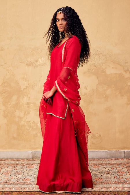 Kharakapas Ishq Kota Doriya Embroidered Dupatta 