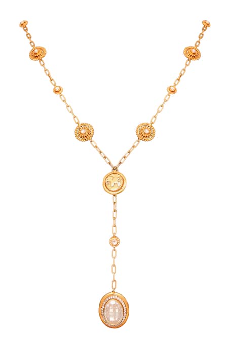 Anita Dongre The Haathi Icon Drop Necklace 