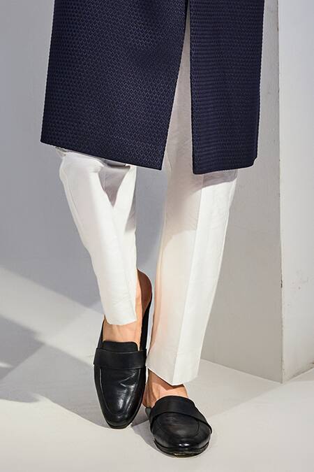 Chatenya Mittal Blue Viscose Diamond Pattern Achkan With Pant Online at Aza Fashions Chatenya Mittal_Blue Viscose Diamond Pattern Achkan With Pant_Online_at_Aza_Fashions