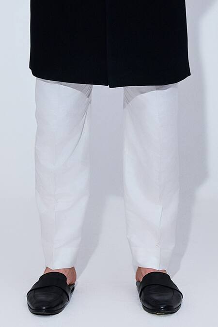 Chatenya Mittal Black Viscose Embroidery French Bloom Achkan With Pant Online at Aza Fashions Chatenya Mittal_Black Viscose Embroidery French Bloom Achkan With Pant _Online_at_Aza_Fashions