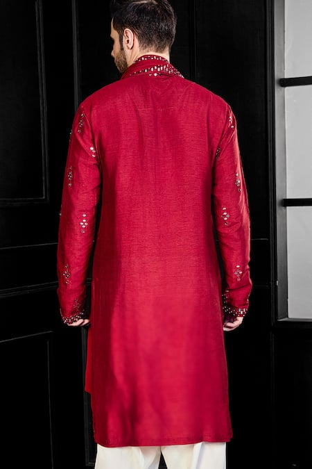 Chatenya Mittal Mirror Fleur Embroidered Kurta Salwar Set 