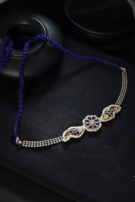 Mero Jewellery Floral Motif Choker 