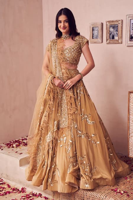 Swish By Dolcy And Simran Royale Ambrosia Embroidered Bridal Lehenga Set 