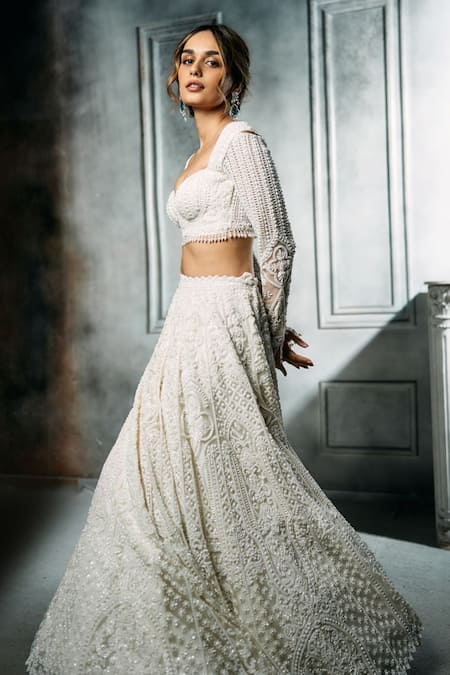 Isa By Dolly Wahal Ira Embroidered Lehenga Set 