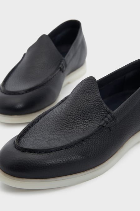 Shop_Nauvab_Blue Nagra Textured Pattern Floaters _Online_at_Aza_Fashions