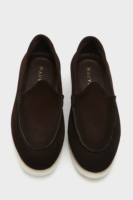 Nauvab Nagra Leather Plain Floaters 