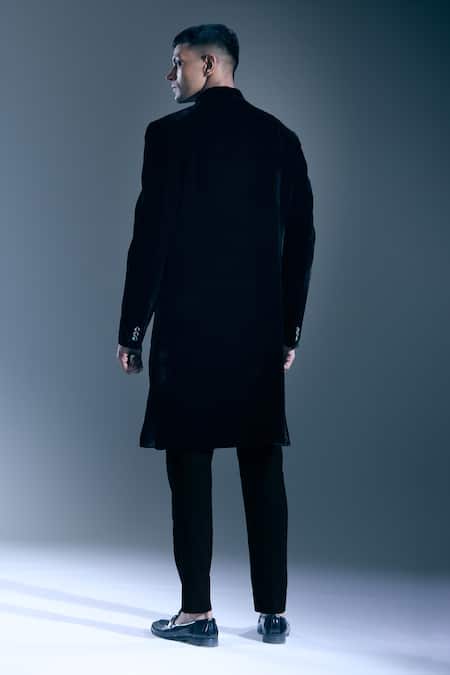 Rohit Bal Tiger Placed Embroidered Sherwani 