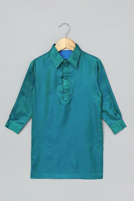 Buy_Byb Premium_Black Velvet, Silk Satin Sequins, Beads, Pearls Floral Embroidered Bundi Set _Online_at_Aza_Fashions