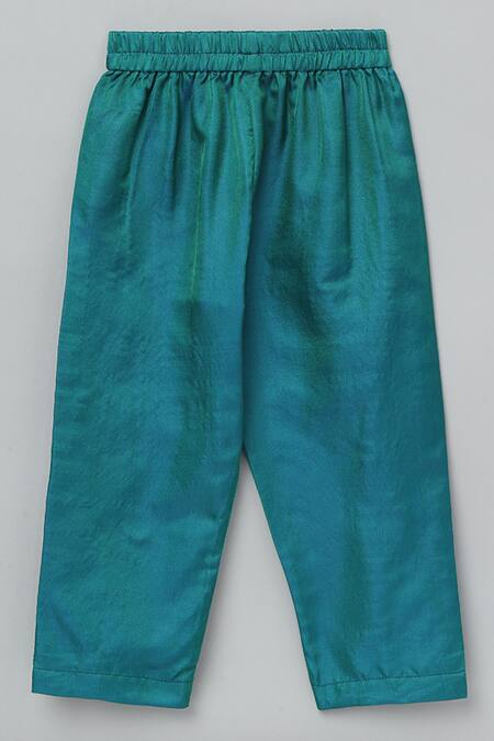 Shop_Byb Premium_Black Velvet, Silk Satin Sequins, Beads, Pearls Floral Embroidered Bundi Set _Online_at_Aza_Fashions