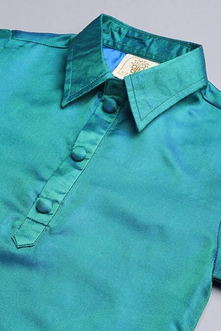 Buy_Byb Premium_Black Velvet, Silk Satin Sequins, Beads, Pearls Floral Embroidered Bundi Set 