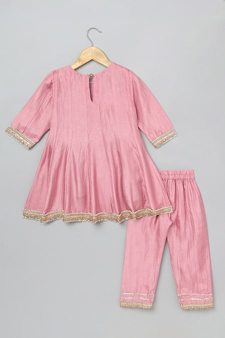 Byb Premium Floral Pearl Embroidered Anarkali & Pyjama Set 