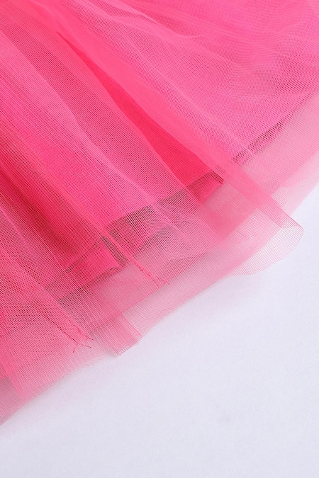 Byb Premium Pink Silk, Tulle Beads, Stones, Tassels Embroidered Choli And Lehenga Set Online at Aza Fashions Byb Premium_Pink Silk, Tulle Beads, Stones, Tassels Embroidered Choli And Lehenga Set _Online_at_Aza_Fashions