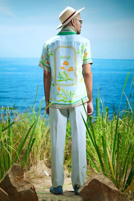 Asuka Arcadian Meadow Print Shirt 