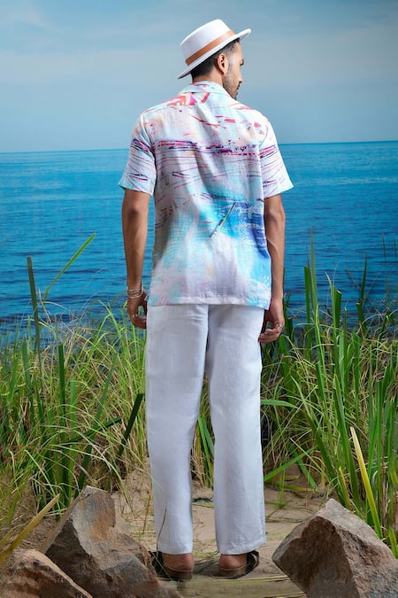 Asuka Riviera Melody Cuban Linen Shirt 