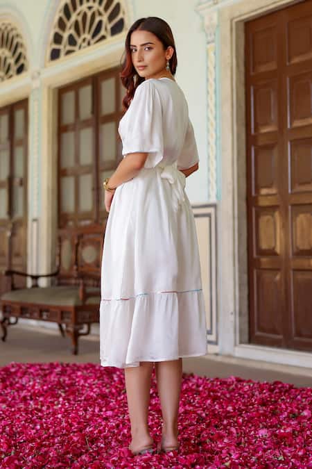 Gulaal Sequin Embroidered Midi Dress 