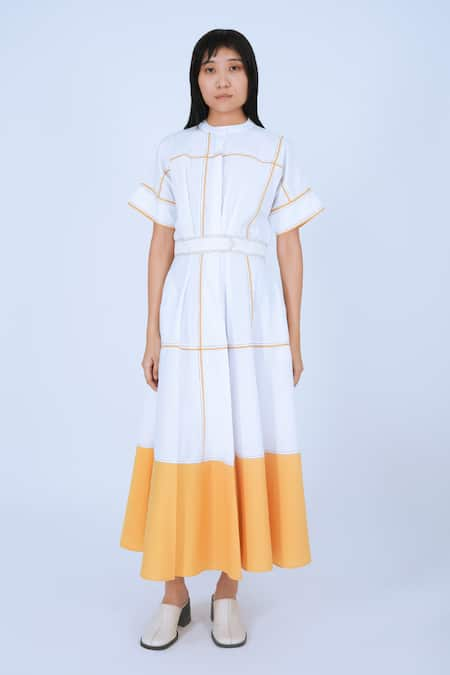 Leh Studios Obi Two Tone Dress 