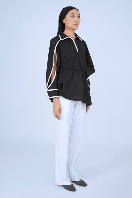 Leh Studios White Viscose Suit Straight Pant Online at Aza Fashions Leh Studios_White Viscose Suit Straight Pant _Online_at_Aza_Fashions